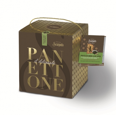 Panettone Salted Pistachio Cream &amp; Chocolate Drops