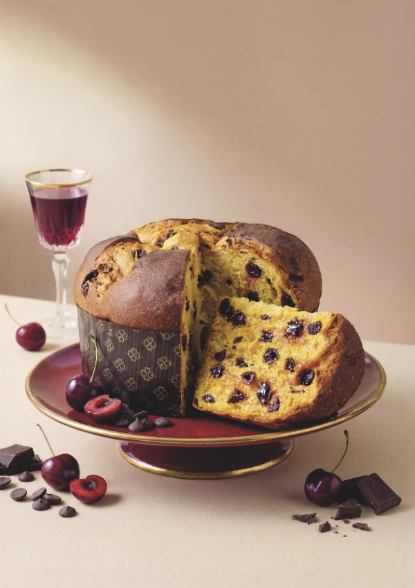 Panettone Dolce Rubino Cherry Liqueur &amp; Dark Chocolate