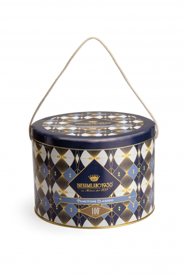 Panettone Classico Art Deco Collection Limited Edition Metal Tin