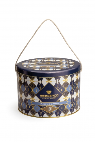 Panettone Classico Art Deco Collection Limited Edition Metal Tin