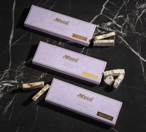 Crunchy White Nougats with Almonds &amp; Pistachios