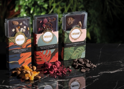 Assorted Dark Chocolate Bars (100g) Includes Display Unit