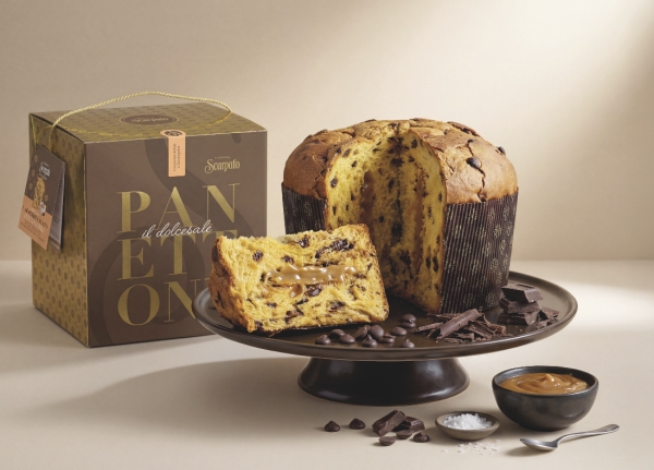 Panettone with Salted Caramel &amp; Chocolate Drops